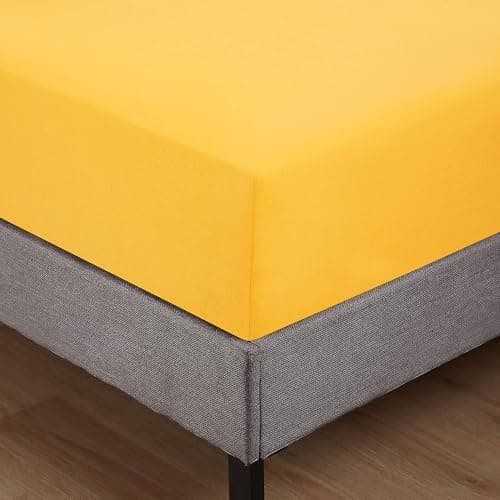Jersey-Spannbettlaken 100% Baumwolle – 100% gekämmte Baumwolle, 90 x 200 cm (Steghöhe 27 cm)