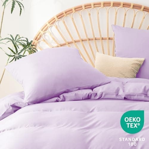 WAVVE Bettwäsche 135x200 – 4‑teiliges Mikrofaser‑Set Anthrazit (inkl. 2×80×80 cm Kissenbezüge) mit Reißverschluss, OEKO‑
