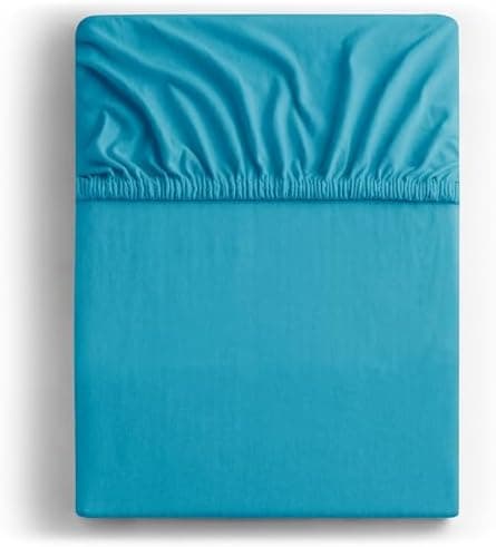 DecoKing Spannbettlaken 180 x 200 & 200 x 200 cm – 100% gekämmte Baumwolle (Jersey)