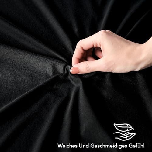 Utopia Bedding Jersey-Spannbettlaken 120 x 200 cm (25 cm) – Anthrazit, Baumwollmischung