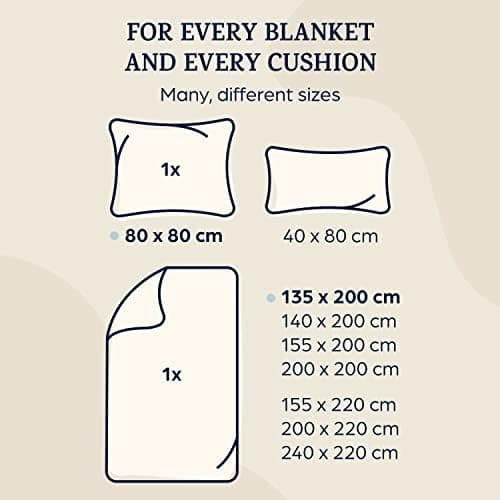 sleepwise Bettwäsche 135x200 Mikrofaser – ÖKO‑TEX zertifiziert, bügelfrei & knitterfrei, 2‑tlg. (inkl. 80x80 cm Kissenbe