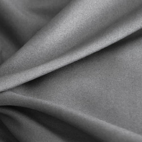 WAVVE Bettwäsche 135x200 – 4‑teiliges Mikrofaser‑Set Anthrazit (inkl. 2×80×80 cm Kissenbezüge) mit Reißverschluss, OEKO‑