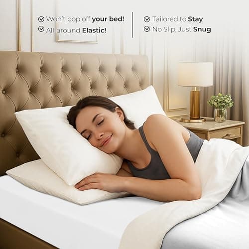 Utopia Bedding 2er-Set Spannbettlaken 140 x 200 cm – OEKO-TEX MADE IN GREEN zertifiziert – 35 cm Tiefe Tasche