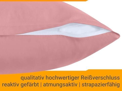 Doppelpack Baumwoll-Kissenbezüge 40 x 15 cm – Navyblau, schlichtes modernes Design