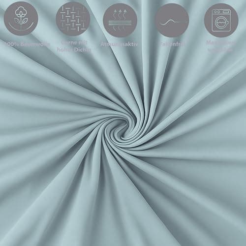 Spannbettlaken 120x200 cm – Jersey 100% Baumwolle – für Matratzen bis 25 cm Höhe