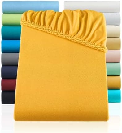 Jersey-Spannbettlaken 100% Baumwolle 180×200–200×200 cm