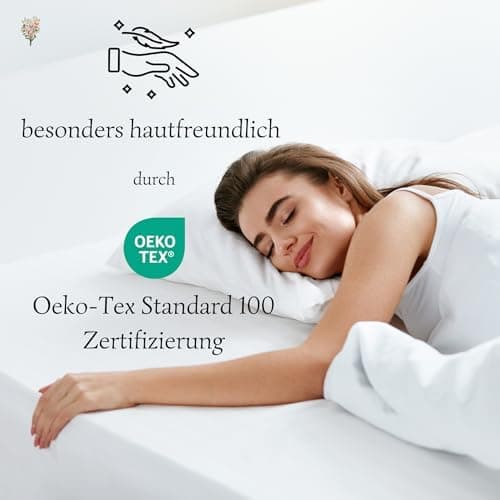 Jersey-Spannbettlaken / Spannbetttuch – 100% Baumwolle, 180x200–200x200 cm