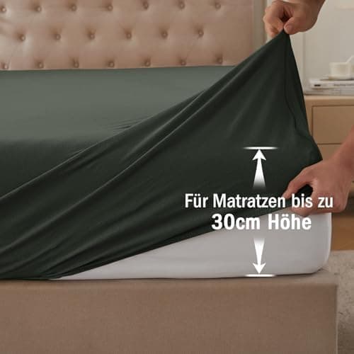 CELESTA Spannbettlaken 140 x 200 cm – 100% Baumwolle (OEKO‑TEX STANDARD 100) – für Matratzen bis 30 cm