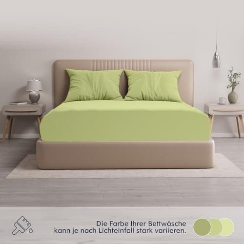 Dreamzie Topper-Spannbettlaken 180×200–200×200 cm – Jersey-Baumwolle 150 g/m², OEKO‑TEX STANDARD 100, extra niedrige Sei