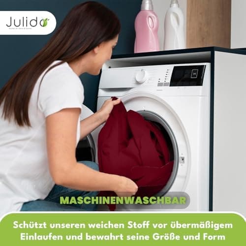 Julido Jersey-Spannbettlaken 140x200 cm – Baumwolle, OEKO-TEX® Standard 100, hautfreundlich & allergikergeeignet, Grün