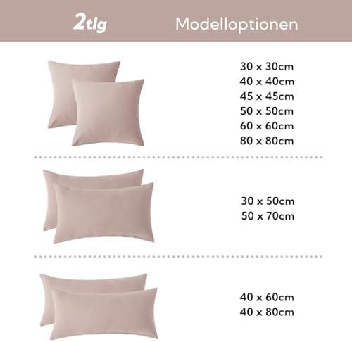 SOULFUL Doppelte Musselin-Kissenbezug 40x80 cm – Baumwolle, OEKO-TEX STANDARD 100