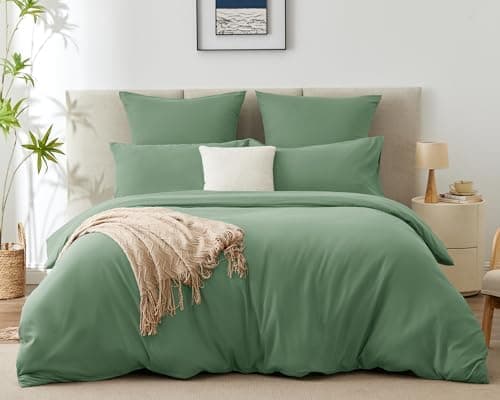 WAVVE Bettwäsche 135x200 – 4‑teiliges Mikrofaser‑Set Anthrazit (inkl. 2×80×80 cm Kissenbezüge) mit Reißverschluss, OEKO‑