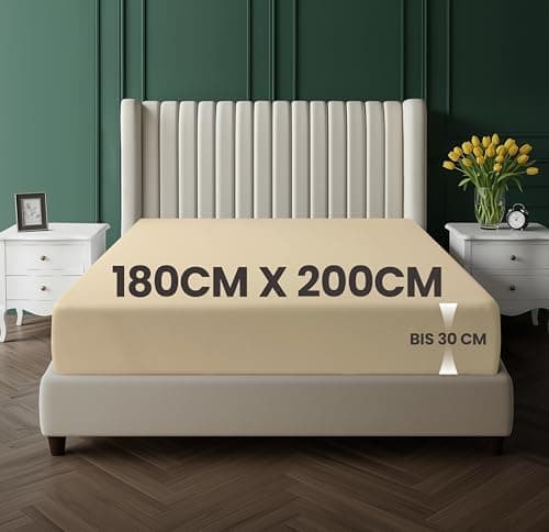 Utopia Bedding Spannbettlaken 120 x 200 cm für Matratzen bis 30 cm – gebürstete Mikrofaser, OEKO‑TEX® STANDARD 100
