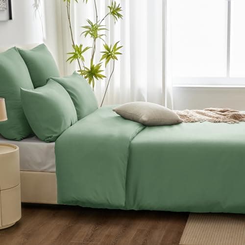 WAVVE Bettwäsche 135x200 – 4‑teiliges Mikrofaser‑Set Anthrazit (inkl. 2×80×80 cm Kissenbezüge) mit Reißverschluss, OEKO‑