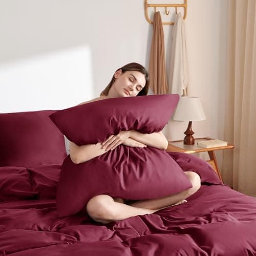 WAVVE Bettwäsche 135x200 – 4‑teiliges Mikrofaser‑Set Anthrazit (inkl. 2×80×80 cm Kissenbezüge) mit Reißverschluss, OEKO‑