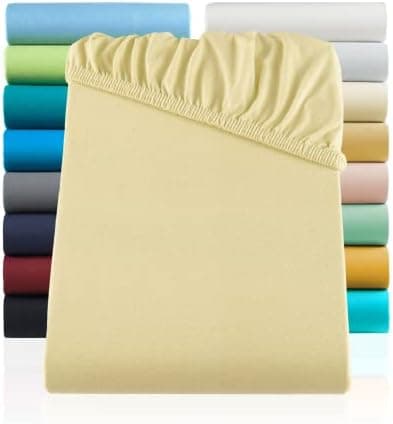 Jersey-Spannbettlaken 100% Baumwolle 180×200–200×200 cm