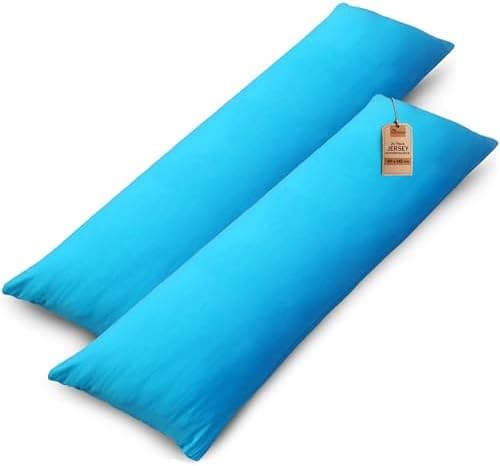 NatureMark Jersey Kissenbezüge – weich & atmungsaktiv, hautfreundlich – 40x40 cm, Anthrazit