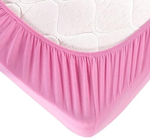 Vency Spannbettlaken 90x200 cm – 100% Baumwolle, für Matratzen bis 35 cm