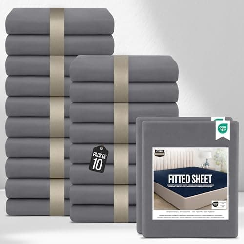 Utopia Bedding 2er-Set Spannbettlaken 140 x 200 cm – OEKO-TEX MADE IN GREEN zertifiziert – 35 cm Tiefe Tasche