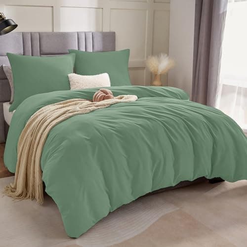 WAVVE Bettwäsche 135x200 – 4‑teiliges Mikrofaser‑Set Anthrazit (inkl. 2×80×80 cm Kissenbezüge) mit Reißverschluss, OEKO‑