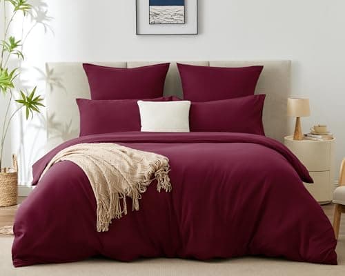 WAVVE Bettwäsche 135x200 – 4‑teiliges Mikrofaser‑Set Anthrazit (inkl. 2×80×80 cm Kissenbezüge) mit Reißverschluss, OEKO‑