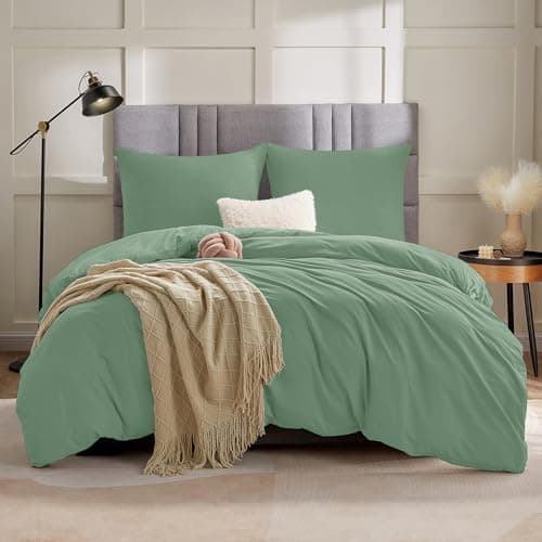 WAVVE Bettwäsche 135x200 – 4‑teiliges Mikrofaser‑Set Anthrazit (inkl. 2×80×80 cm Kissenbezüge) mit Reißverschluss, OEKO‑