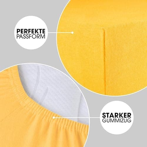 CelinaTex Jersey-Spannbettlaken 90x200–100x200 cm bis 26 cm Matratzenhöhe | 100% gekämmte Baumwolle | OEKO‑TEX STANDARD