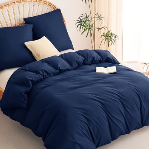 WAVVE Bettwäsche 135x200 – 4‑teiliges Mikrofaser‑Set Anthrazit (inkl. 2×80×80 cm Kissenbezüge) mit Reißverschluss, OEKO‑