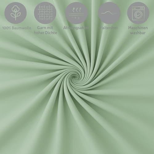 Spannbettlaken 120x200 cm – Jersey 100% Baumwolle – für Matratzen bis 25 cm Höhe