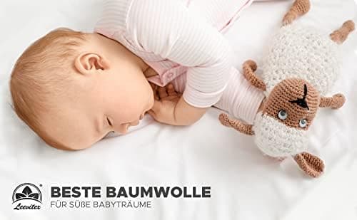 leevitex® Spannbettlaken 180x200–200x200 cm | 100% Jersey-Baumwolle | für Matratzen bis 25 cm