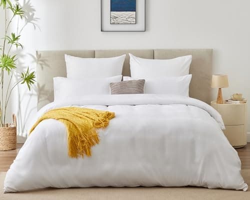 WAVVE Bettwäsche 135x200 – 4‑teiliges Mikrofaser‑Set Anthrazit (inkl. 2×80×80 cm Kissenbezüge) mit Reißverschluss, OEKO‑
