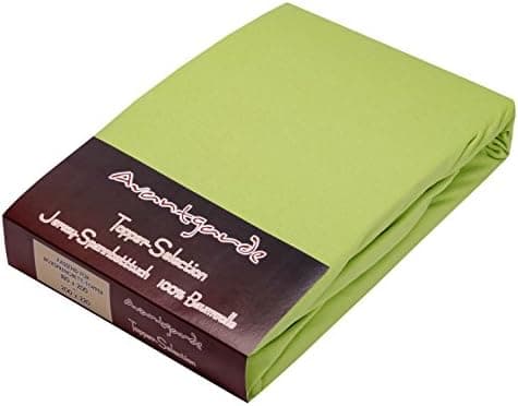 AVANTGARDE Spannbettlaken 180x200–200x220 cm, 40 cm Steg – 100% Jersey-Baumwolle 170 g/m², OEKO-TEX – passend für Boxspr