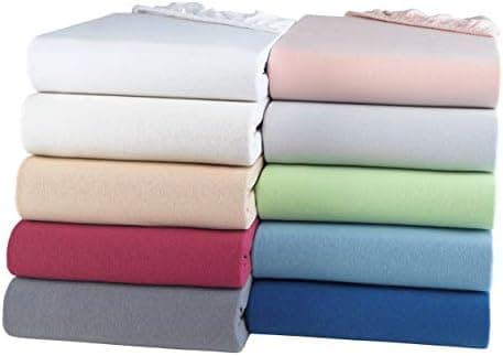 BaSaTex Bio-Jersey Spannbettlaken 120x200 cm – 100% Bio-Baumwolle, GOTS-zertifiziert – Taupe