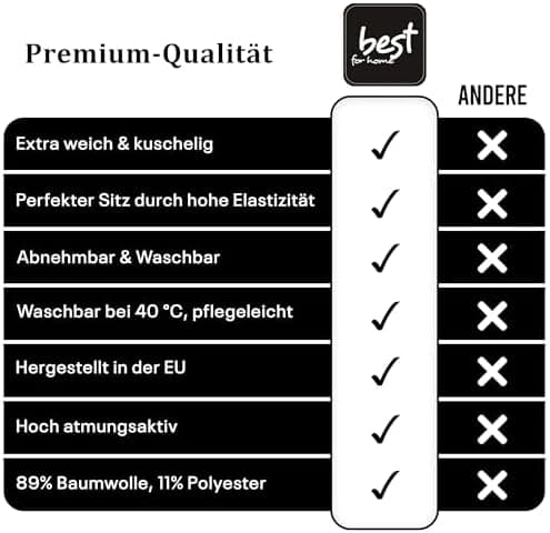 Elastisches Jersey-Spannbettlaken 90x180 cm – 100% Baumwolle, kuschelig warm