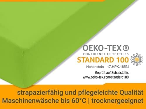 Jersey-Spannbetttuch – 100% Baumwolle, 180–200 x 200 cm