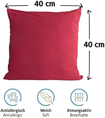 Komfortec Kissenbezüge 2er Set – 100% Baumwolle Premium Jersey (150 g/m²), superweich – OEKO‑TEX STANDARD 100