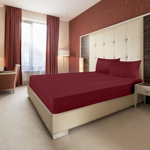 Utopia Bedding 2er-Set Spannbettlaken 140 x 200 cm – OEKO-TEX MADE IN GREEN zertifiziert – 35 cm Tiefe Tasche
