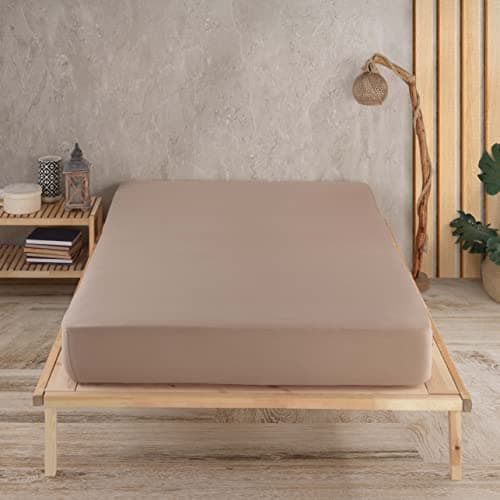 Vency Spannbettlaken 90x200 cm – 100% Baumwolle, für Matratzen bis 35 cm