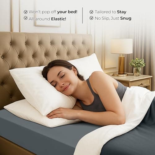 Utopia Bedding 2er-Set Spannbettlaken 140 x 200 cm – OEKO-TEX MADE IN GREEN zertifiziert – 35 cm Tiefe Tasche