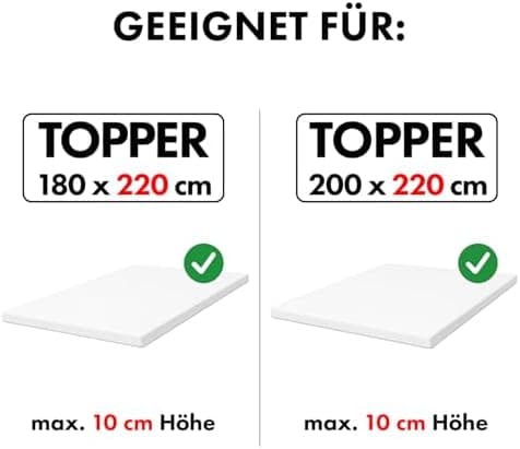 Jacobson Premium Spannbettlaken – Jersey-Baumwolle 200 g/m² mit Elasthan, 180x200–200x200 cm