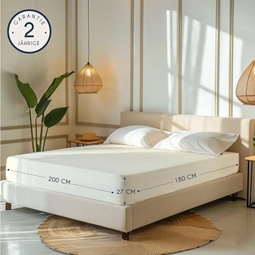 Dreamzie Spannbettlaken 90x190/200 cm – 100% Jersey‑Baumwolle, OEKO‑TEX STANDARD 100