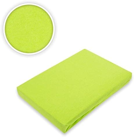 EXKLUSIV HEIMTEXTIL Jersey-Spannbettlaken 90–100 x 200 cm, bis 25 cm Matratzenhöhe – 100% Baumwolle, Öko‑Tex zertifizier