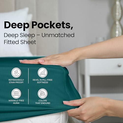 Utopia Bedding 2er-Set Spannbettlaken 140 x 200 cm – OEKO-TEX MADE IN GREEN zertifiziert – 35 cm Tiefe Tasche
