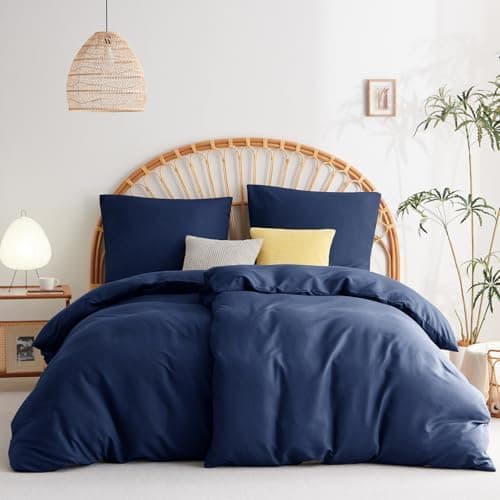 WAVVE Bettwäsche 135x200 – 4‑teiliges Mikrofaser‑Set Anthrazit (inkl. 2×80×80 cm Kissenbezüge) mit Reißverschluss, OEKO‑