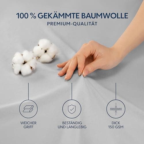 Dreamzie Spannbettlaken 70 x 200 cm – 100% Jersey‑Baumwolle, 150 g/m², OEKO‑TEX® STANDARD 100 – Anthrazit