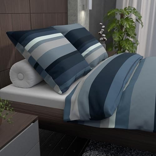 LARAWELL Bettwäsche-Set 135x200 Baumwolle