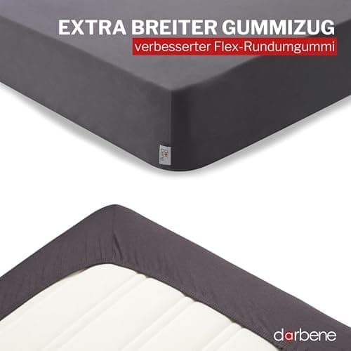 Spannbettlaken 140x200 cm – Jersey Baumwolle, Oeko‑TEX zertifiziert