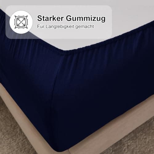 CELESTA Spannbettlaken 140 x 200 cm – 100% Baumwolle (OEKO‑TEX STANDARD 100) – für Matratzen bis 30 cm