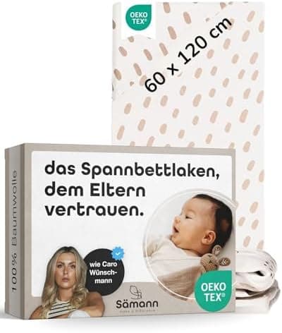 Sämann® Spannbettlaken Jersey 90x200 cm – Baumwolle, anthrazit