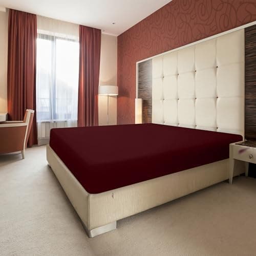 Utopia Bedding 2er-Set Spannbettlaken 140 x 200 cm – OEKO-TEX MADE IN GREEN zertifiziert – 35 cm Tiefe Tasche